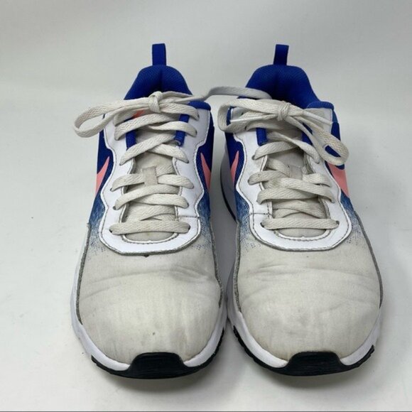 Nike Women's Shoes Runner 882267-100 White and Blue Running Trainers Size 7.5 - Picture 2 of 13